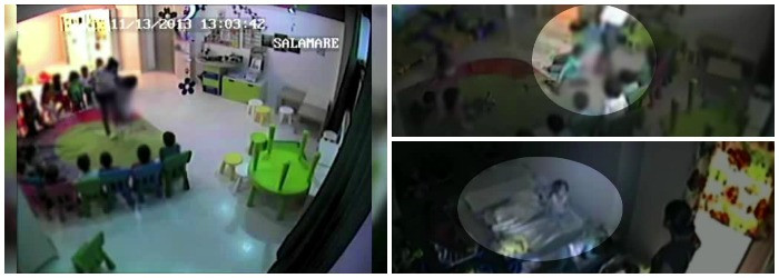 O gradinita din Constanta, un cosmar filmat ce costa 1000lei/luna. Copiii erau batuti si primeau vin ca sa adoarma mai repede