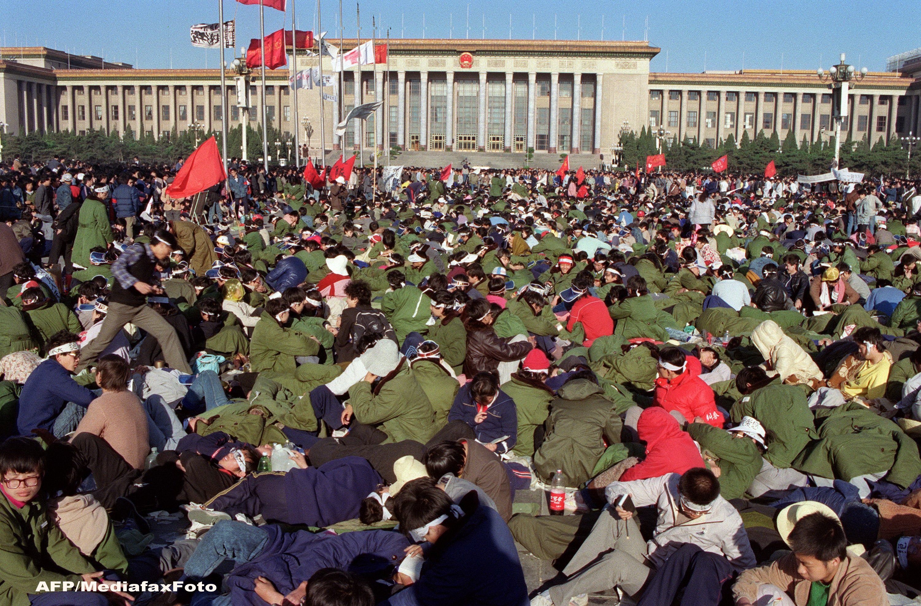 Piata Tiananmen in 1989