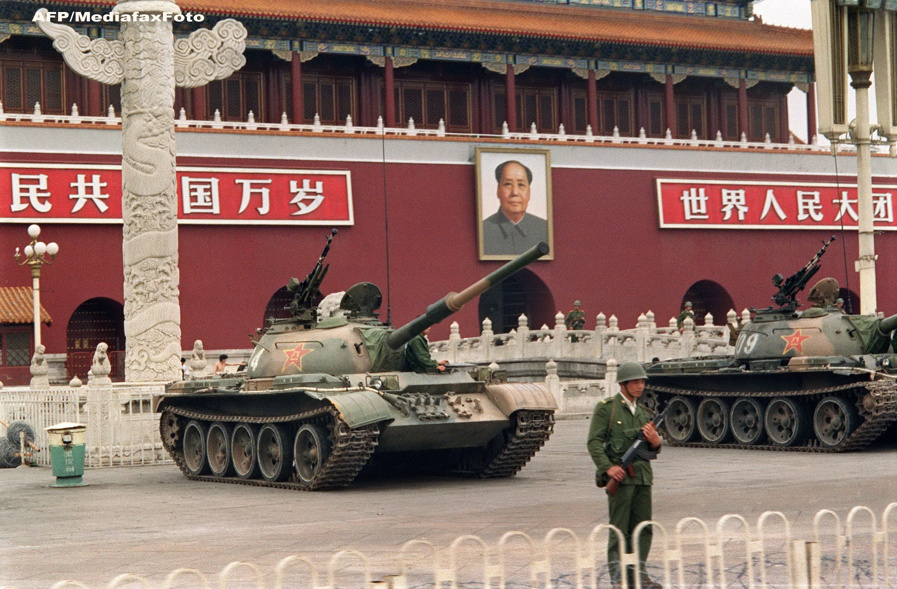 Piata Tiananmen in 1989