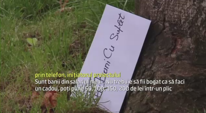 Vanatoare de comori in Cluj. Un barbat ascunde plicuri cu bani in oras pentru a oferi un strop de bucurie celor mai saraci