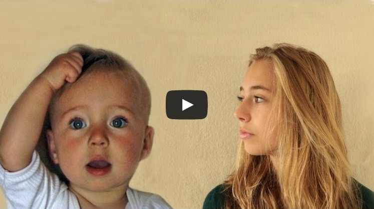 Portretul lui Lotte, de la 0 la 14 ani, in 4 minute. Peste 15 milioane de oameni au fost curiosi sa-l vada