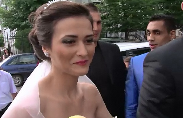 Banel Nicolita si Cristina s-au casatorit religios. Cel mai mare regret al fotbalistului in ziua marelui eveniment