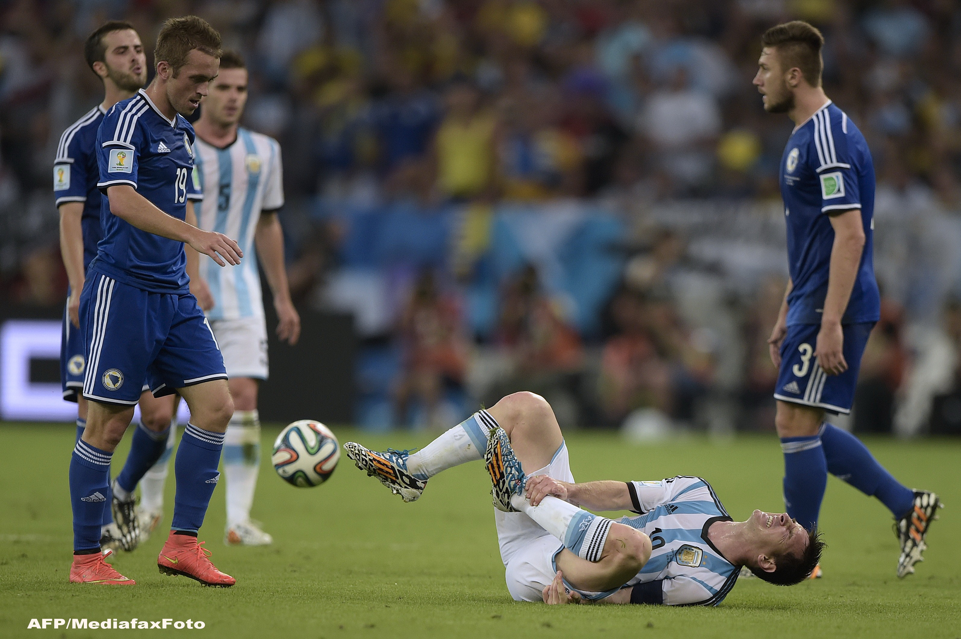 Lionel Messi, accidentat