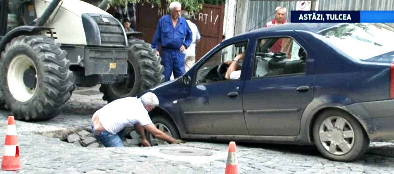 masina strada surpata Tulcea
