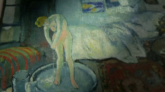 Pictura ascunsa. In tabloul "Camera albastra" a lui Picasso s-a descoperit portretul unui barbat misterios