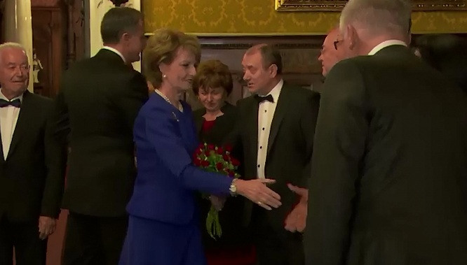 Dineu la Castelul Peles. Casa Regala a sarbatorit 150 de ani de la infiintarea Senatului Romaniei