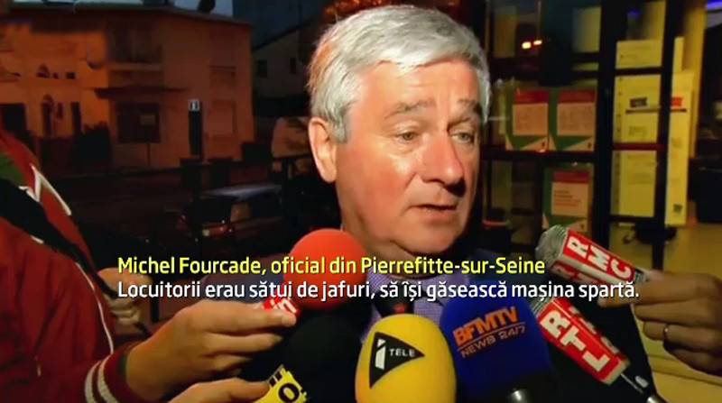 EXCLUSIV. Primele imagini cu romanul rupt in bataie la Paris. Cum a fost gasit in caruciorul de supermarket