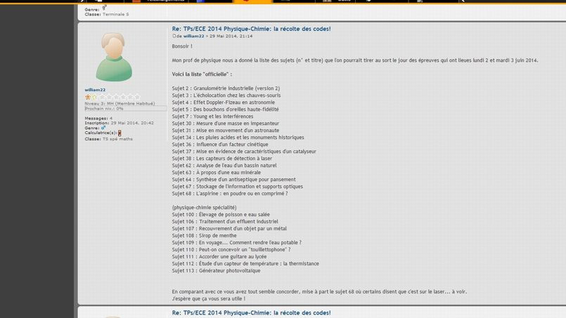 BACALAUREAT 2014: SUBIECTELE de la proba orala de stiintele naturii, publicate in avans pe Internet, in Franta