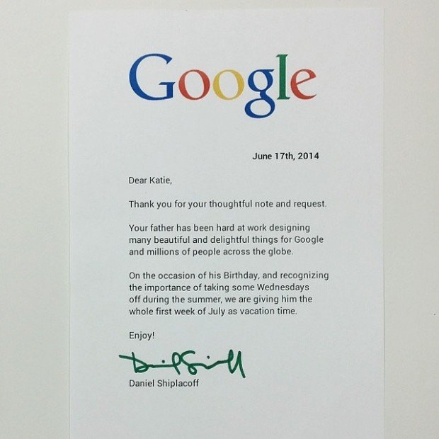 scrisoare Google