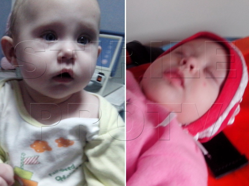 Tatal fetitelor gemene, abandonate in scara unui bloc din Capitala, le-a vazut pe copile la Stirile ProTv. Reactia mamei