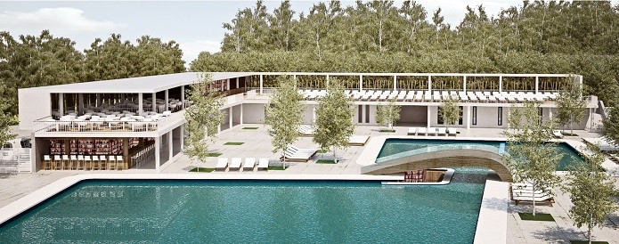 S-a deschis cel mai mare strand cu apa sarata din Romania