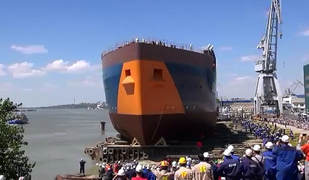 Nexus, nava construita si botezata in Romania, dar care va lucra in Marea Nordului pentru o companie olandeza