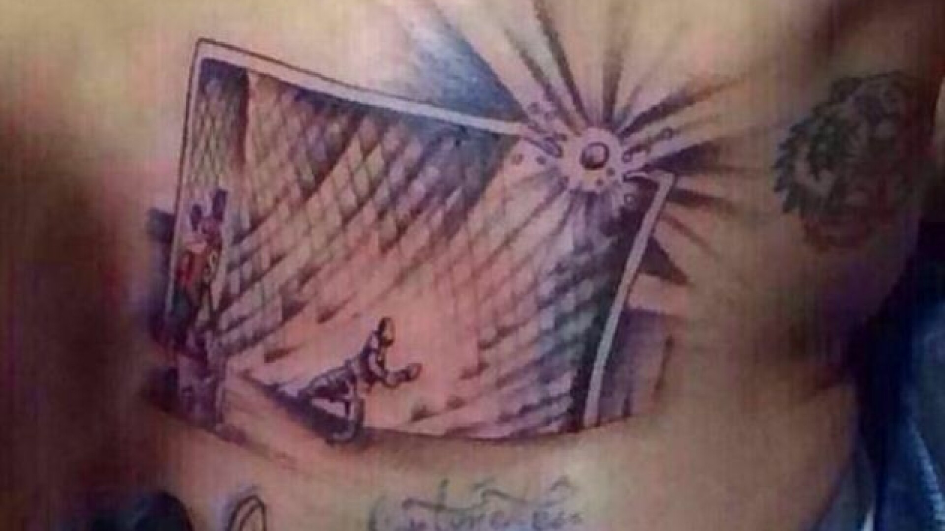 "La un centimetru de glorie": Atacantul chilian Mauricio Pinilla si-a tatuat cea mai dureroasa faza din meciul cu Brazilia