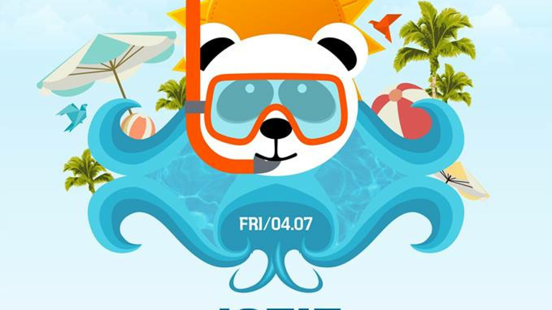 Teddy Bear Pool Party