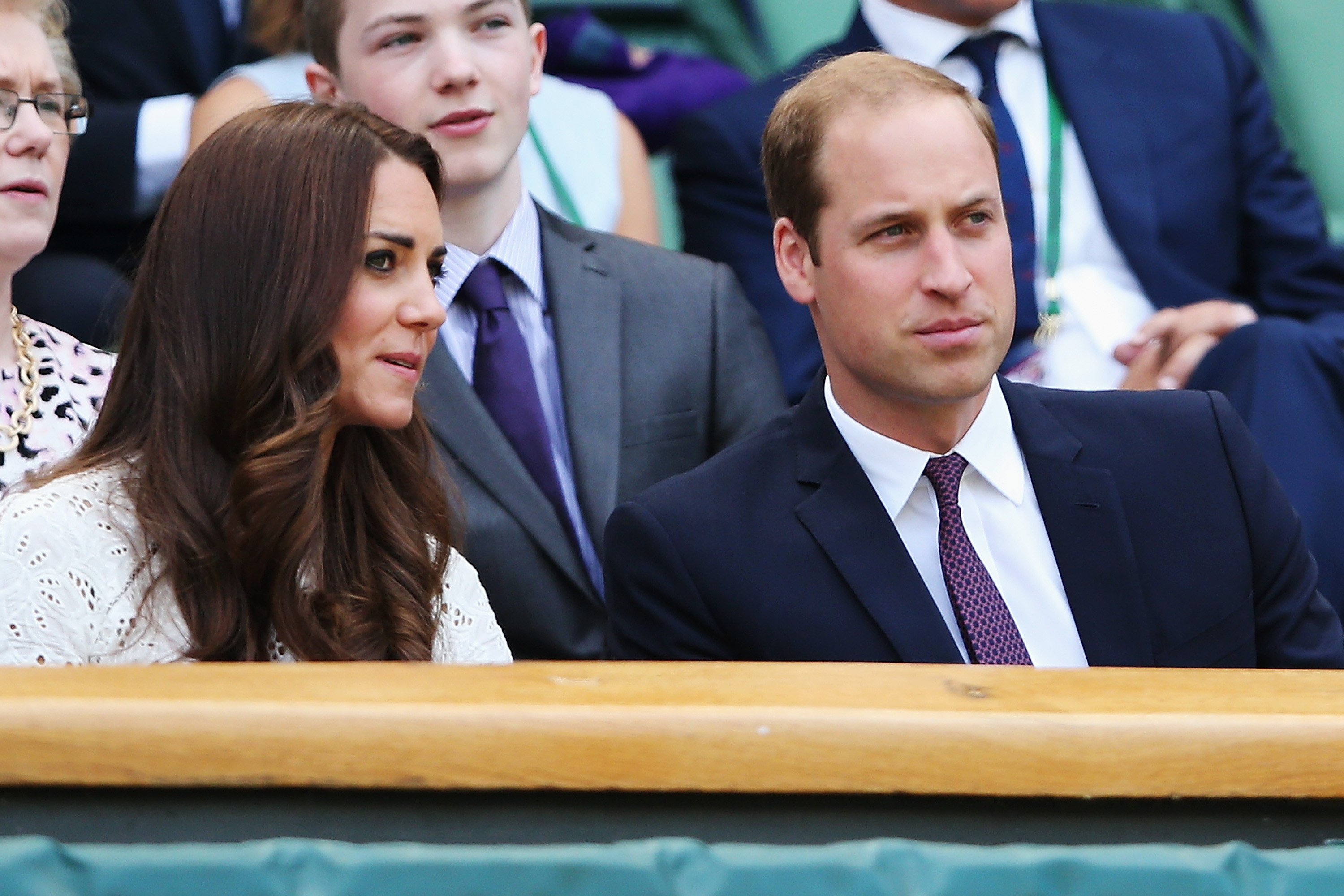 Printul William si Ducesa Catherine de Cambridge, la meciul Simonei Halep