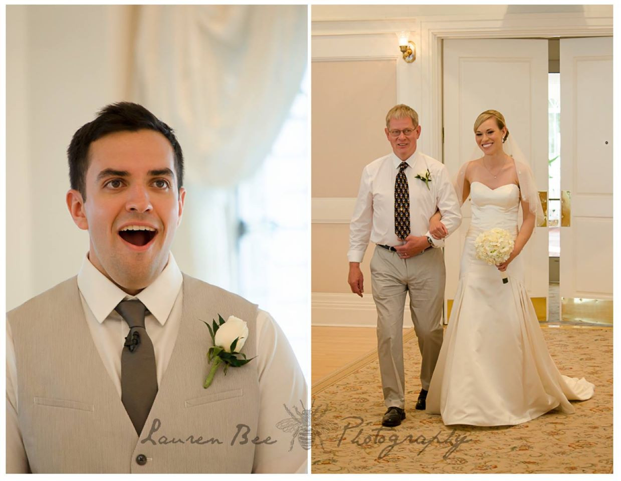 Reactia unui barbat atunci cand si-a vazut iubita in rochie de mireasa pentru prima data