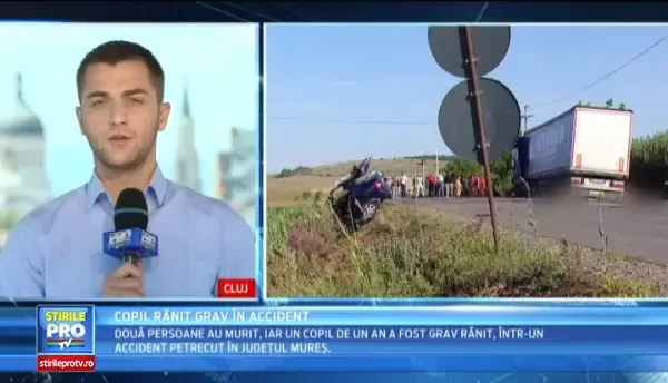 Si-a salvat copilul cu pretul propriei vieti, intr-un accident cumplit. Soferul a atipit la volan si a intrat intr-un TIR