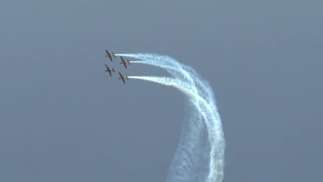 17 piloti din cinci tari europene au facut spectacol pe cer, sambata, la Deva