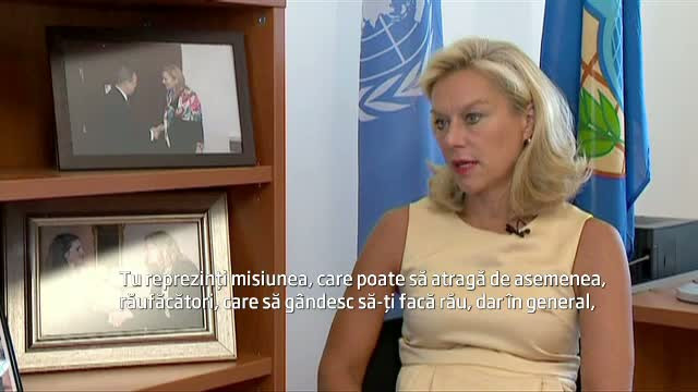 Sigrid Kaag, oficialul ONU care s-a ocupat de dezarmarea chimica a Siriei, este pazit de SPP. Ce spune despre ofiterii romani