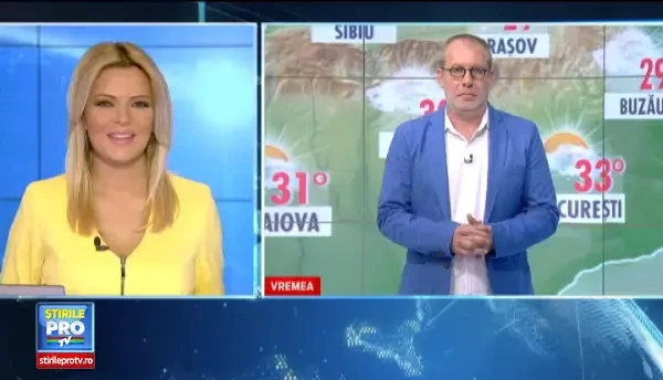 Ploi in vest, nord si centru si maxime de pana la 34 de grade Celsius. Prognoza meteo pana vineri