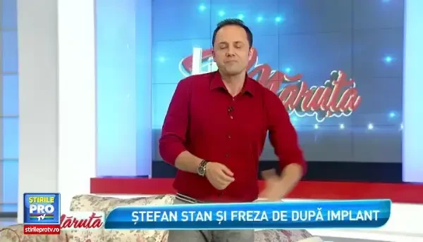 Stefan Stan traia complexat din cauza cheliei. Cum arata cu noua freza, dupa implantul de par