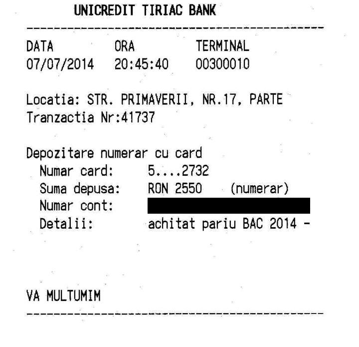 REZULTATE BACALAUREAT 2014. I-a promis fiicei sale 100 de lei pentru fiecare sutime peste 9. Cat a luat fata: "Am incurcat-o"