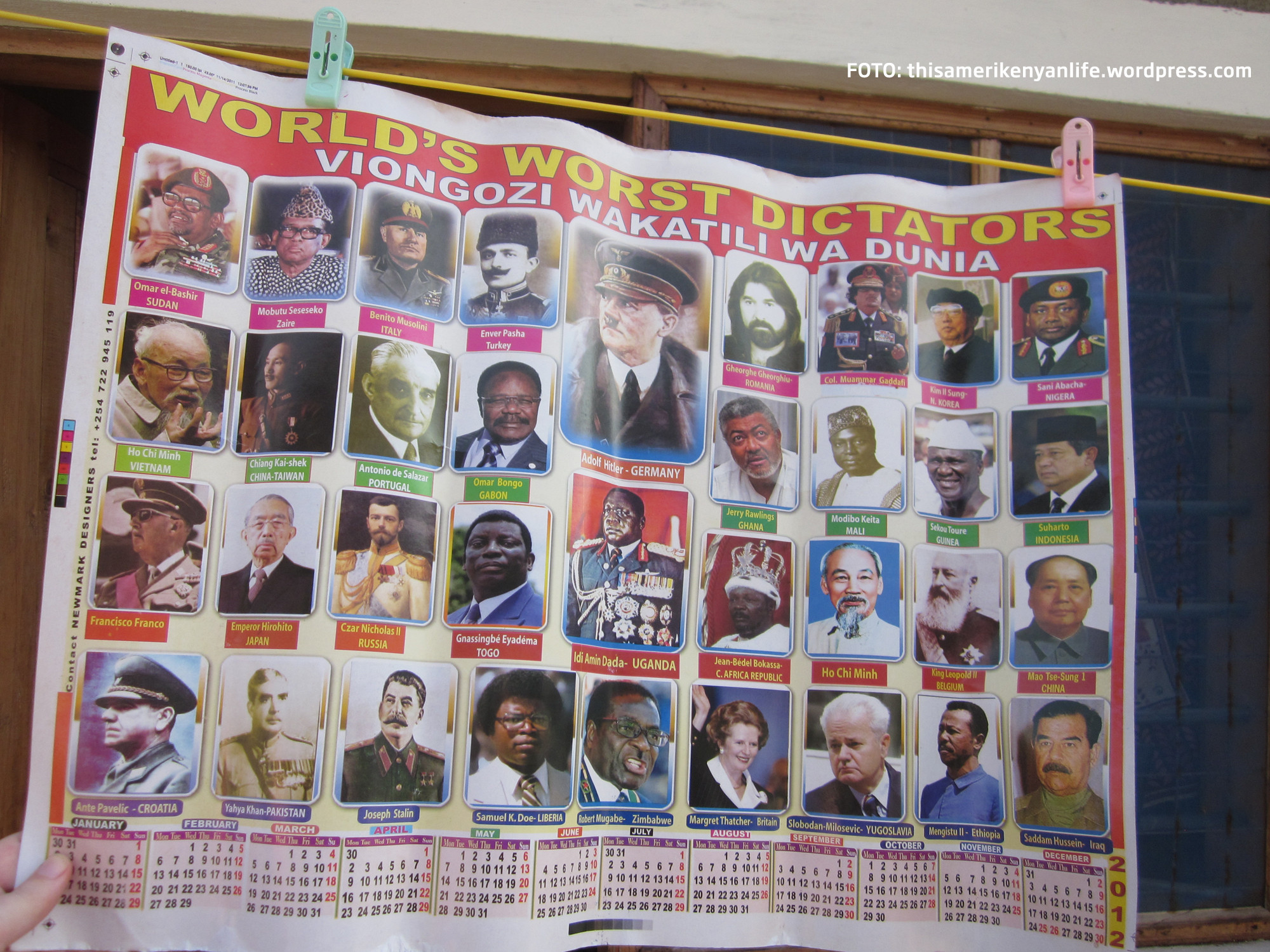 Prima reactie a lui Gheorghe Gheorghiu dupa ce a aflat ca a fost facut dictator pe calendarele din Kenya: "Tata, iarta-ma!"