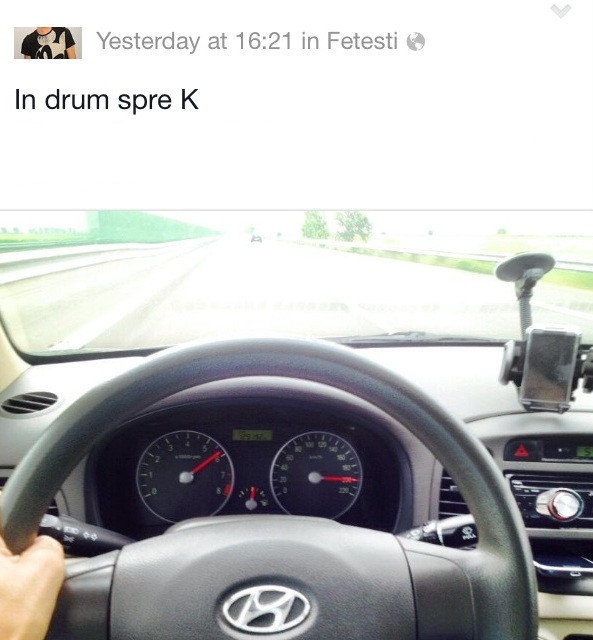 Soferul unei masini de lux a fost prins de 3 radare, intr-un interval de cateva minute, pe A2. Conducea cu peste 200 km/h