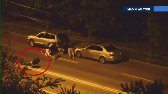 Scene care sfideaza bunul simt si siguranta. Bulevard din Galati folosit drept loc de camping de cativa indivizi