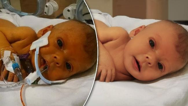 Cea mai mare dorinta a unui tata care si-a pierdut bebelusul. Fotografii retusate, in care sa nu apara perfuzii