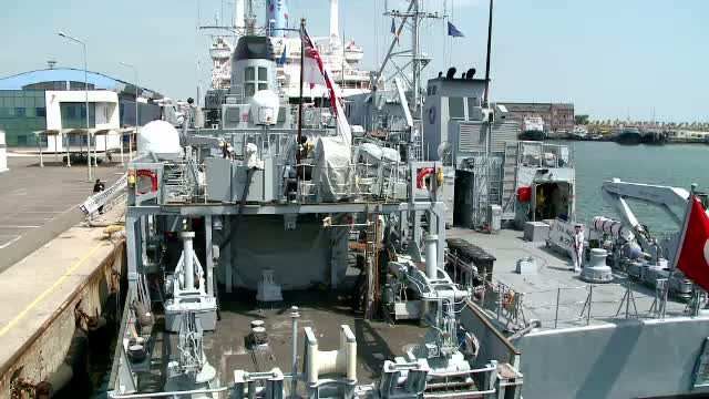 Patru nave de razboi ale NATO au ancorat la Constanta. Vasele participa la un exercitiu comun, alaturi de dragoare romanesti