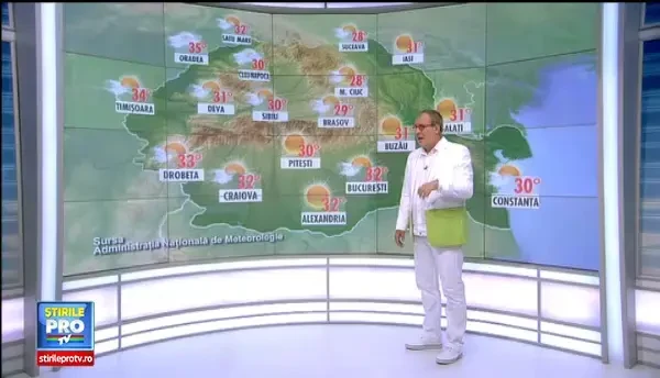 Luni vremea ramane frumoasa si calduroasa in aproape toata tara, dar de marti vin ploile. Prognoza meteo pana joi - partea I
