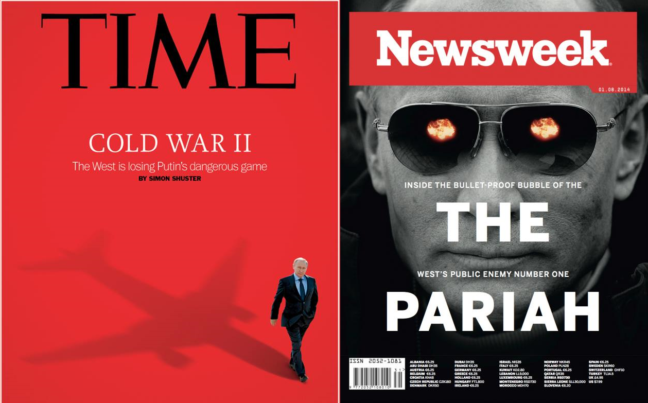 Vladimir Putin, intre "Cel mai mare inamic al Vestului" si " Al Doilea Razboi Rece". Ce scriu despre el revistele americane