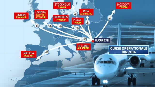 HARTA noilor curse pregatite de companiile low-cost. Un bilet Craiova - Dortmund poate fi cumparat si cu 15 euro