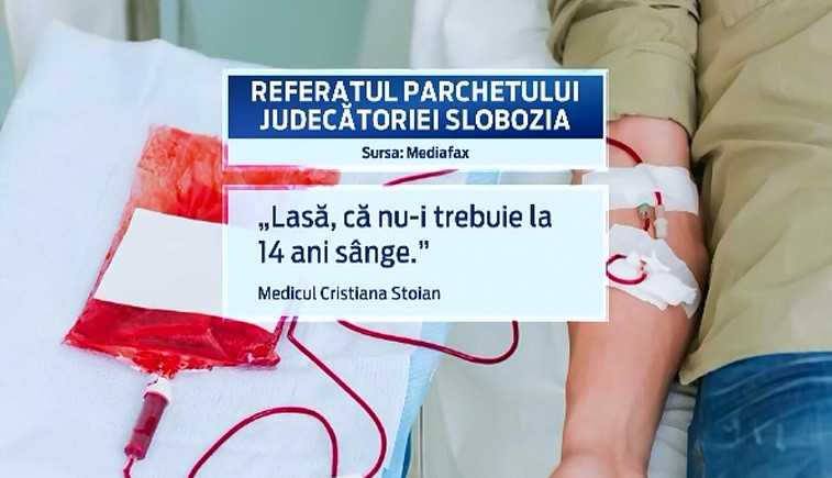 Cum ar fi instituit directoarea o selectie NENATURALA in Centrul de Transfuzii Slobozia. "Lasa, nu-i trebuie sange la 14 ani"