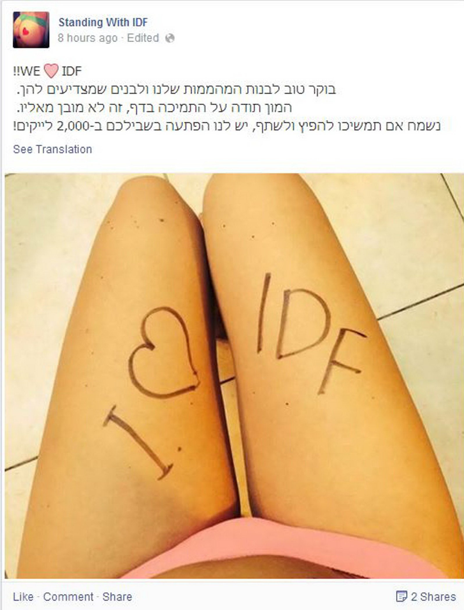 Standing With IDF