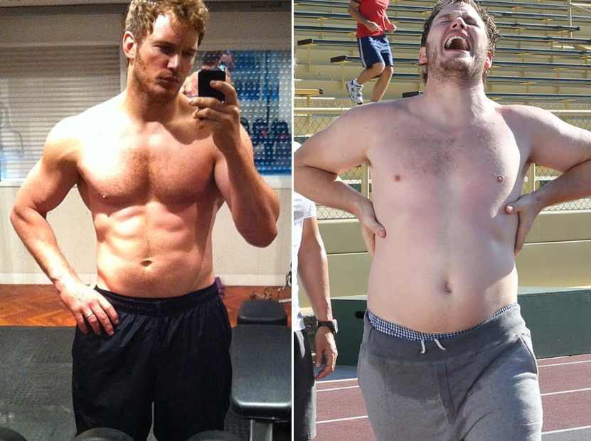 "M-am antrenat 5 luni si am consumat 5000 de calorii zilnic" Cum a slabit Chris Pratt 27 de kg pentru "Gardienii Galaxiei"