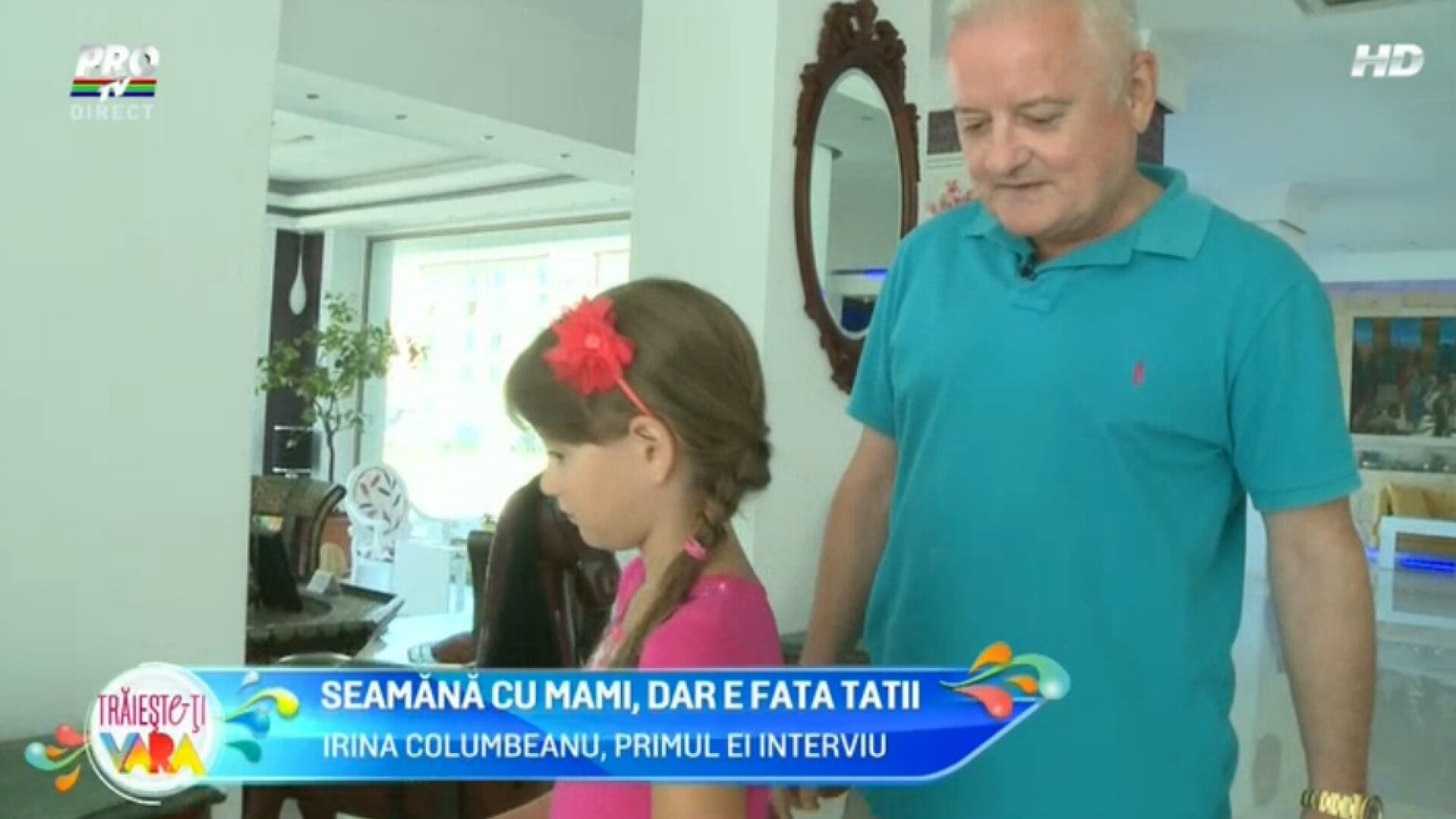 Irinuca, fiica Monicai Gabor si a lui Irinel Columbeanu, primul interviu, la "Traieste-ti vara!"