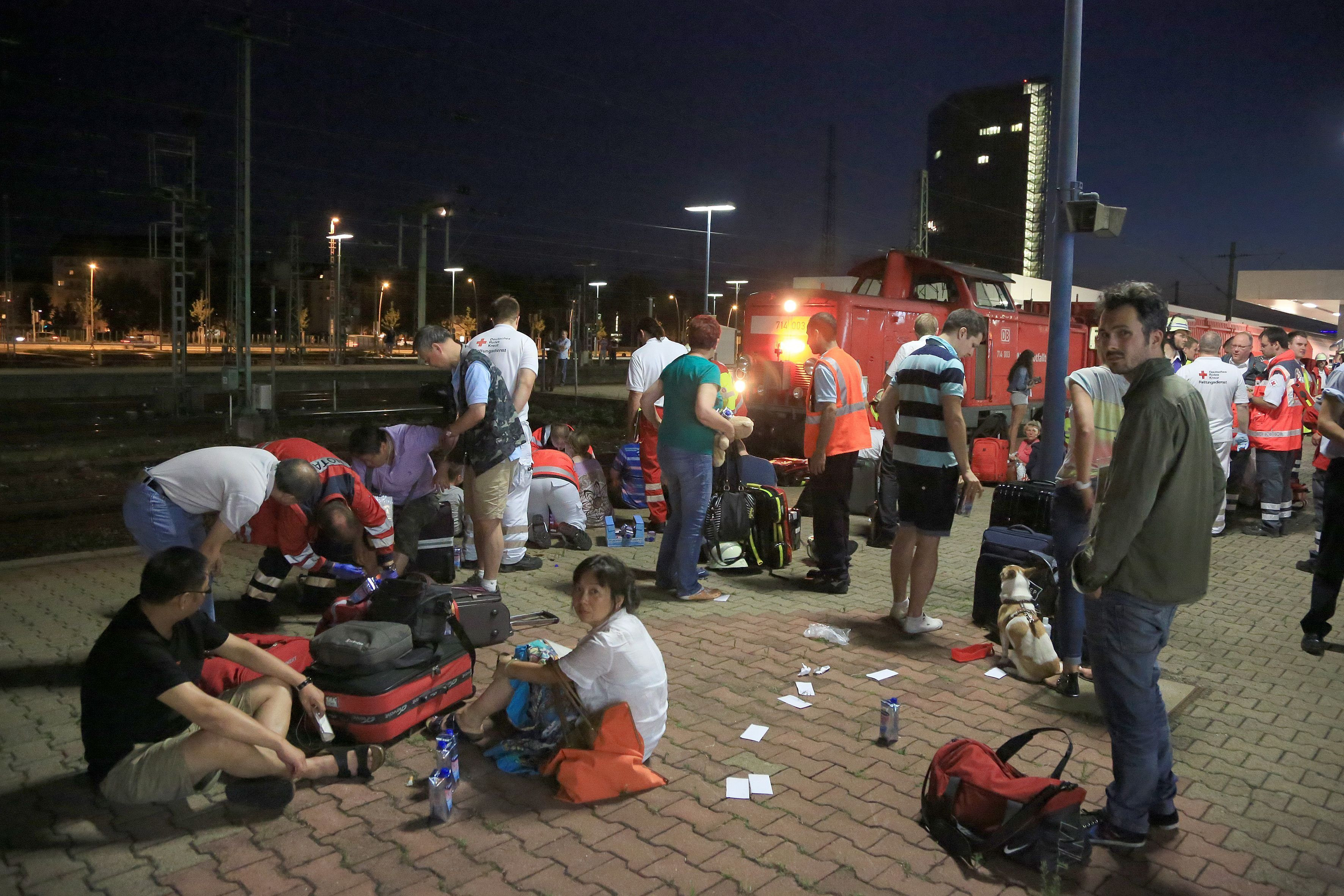 Accident feroviar in Germania. 35 de persoane au ajuns in stare grava la spital dupa ce doua trenuri s-au ciocnit