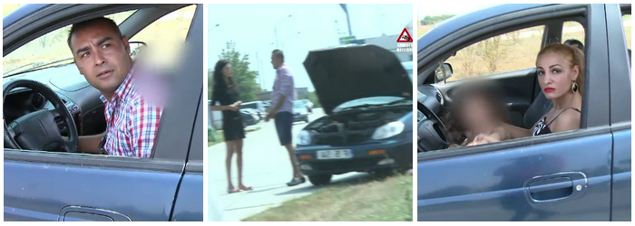 REPORTAJ CU CAMERA ASCUNSA. Escrocii care actioneaza pe Autostrada Soarelui pot castiga intre 3500 si 5000 de lei lunar