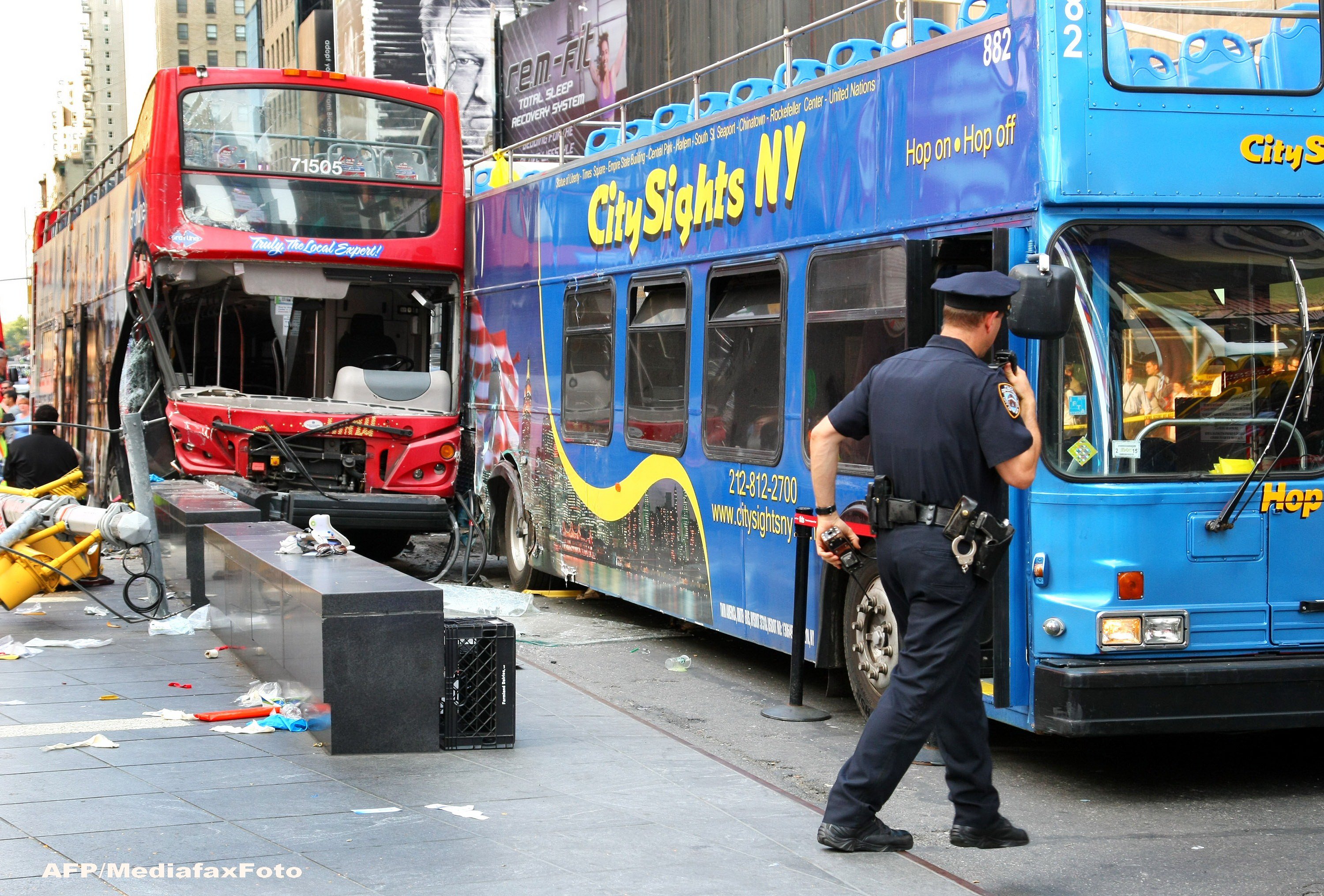 Accident in Times Square