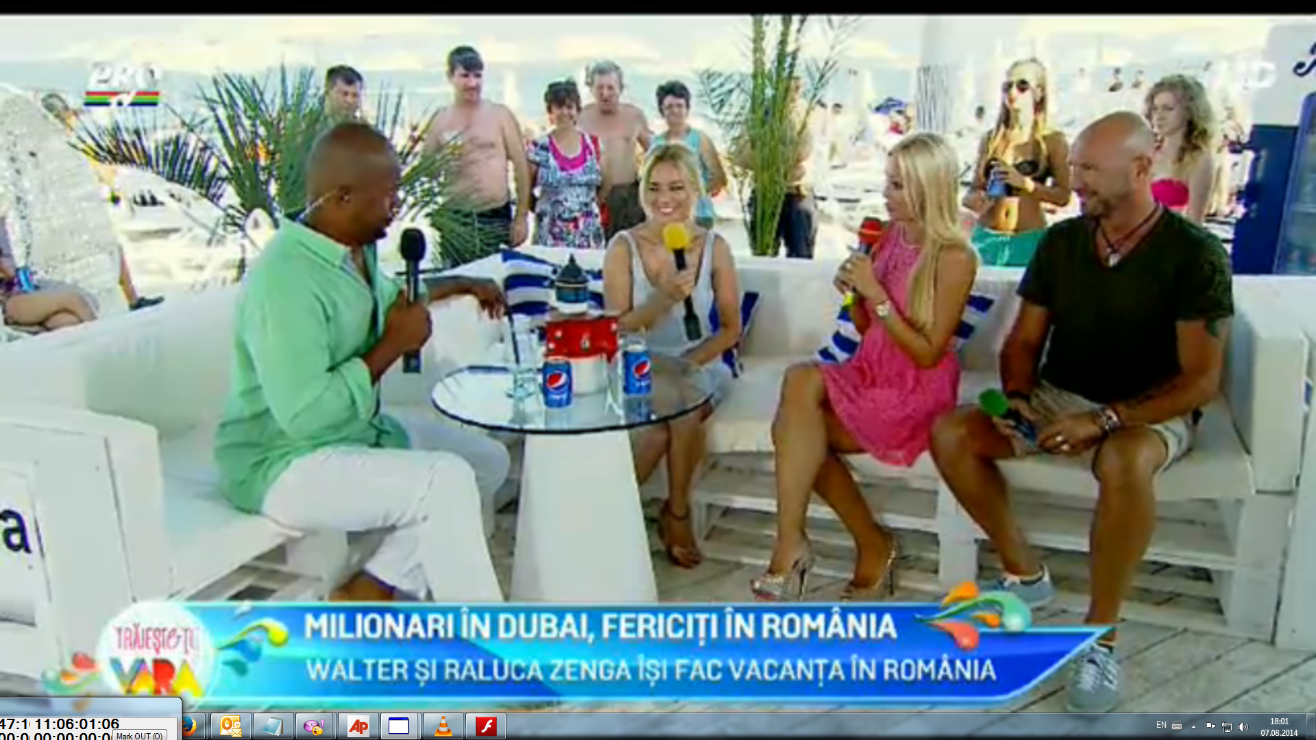 Raluca Zenga a intors toate privirile pe plaja din Mamaia. Cum arata sotia fostului fotbalist italian in costum de baie