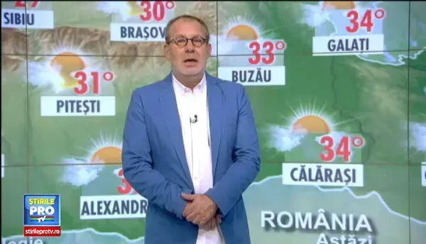 Caldura in majoritatea zonelor din tara si maxime de pana la 34 de grade. Prognoza meteo pana duminica - partea I