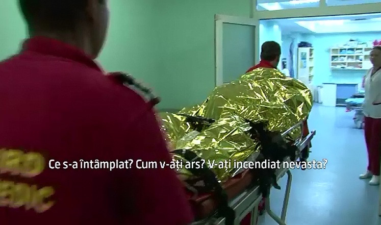 Gelozia ii poate fi fatala. O femeie din Botosani si sotul ei, adusi cu un elicopter SMURD la Spitalul de Arsi din Capitala