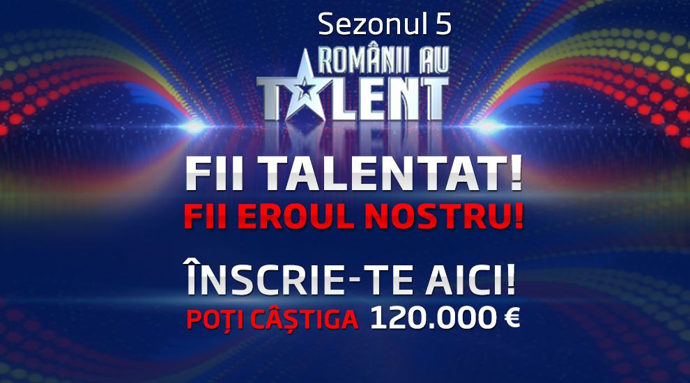 Incep inscrierile pentru "Romanii au talent", cel mai iubit show al romanilor!