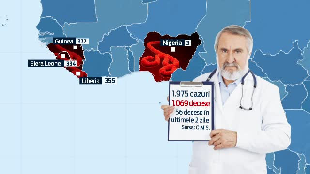 Ministerul Sanatatii lupta cu pliante impotriva virusului Ebola. Primele masuri luate pe aeroportul Henri Coanda