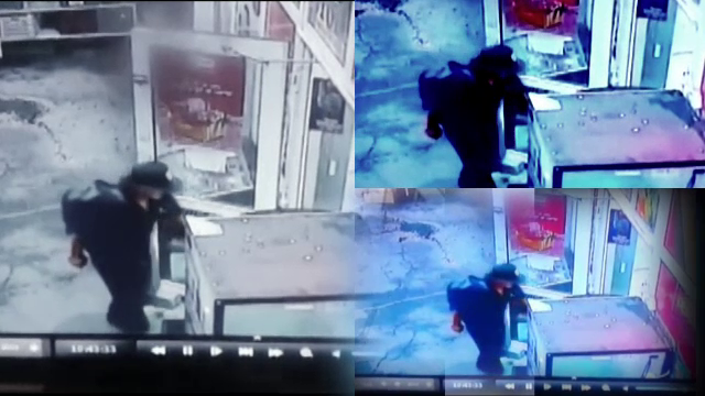 Incendiu misterios, surprins de camerele video, in Gara de Nord din Timisoara. Un om al strazii a dat foc unui magazin