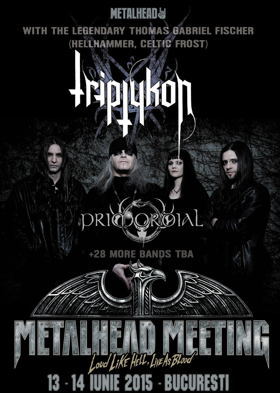 Legendarul Tom G. Warrior vine la Bucuresti. Triptykon este a doua trupa confirmata la Metalhead Meeting 2015