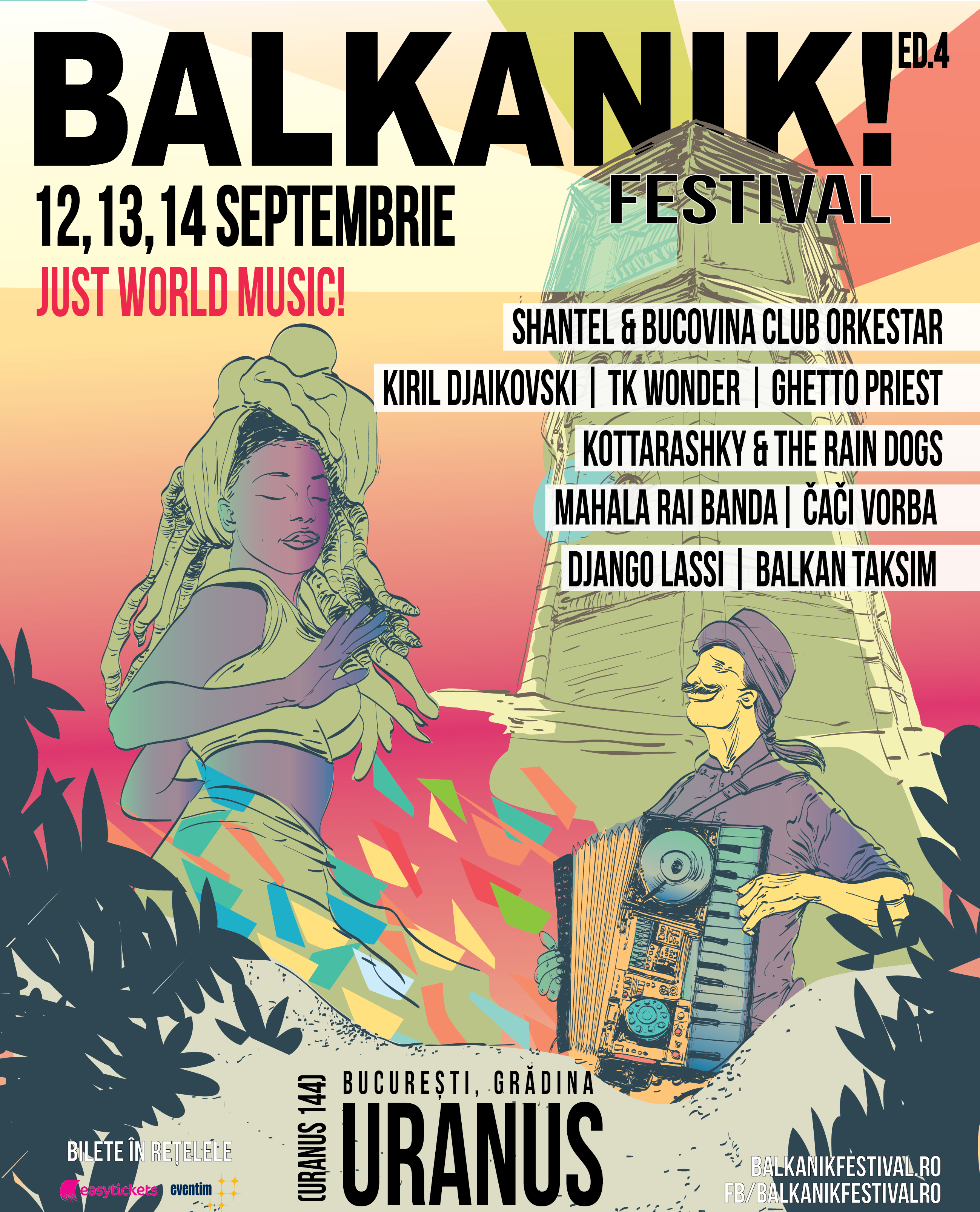 Balkanik! Festival 2014, cu Shantel si Mahala Rai Banda in Romania. Programul complet in fiecare zi