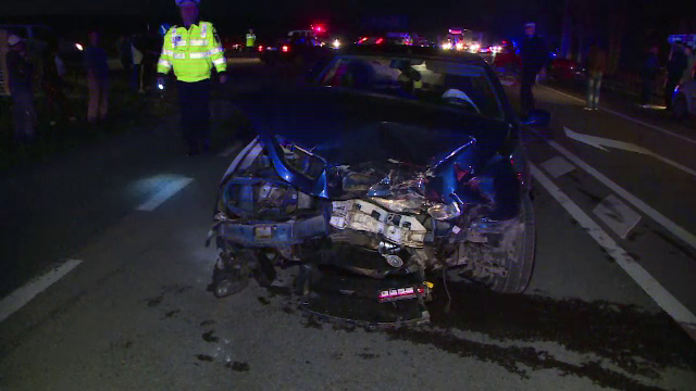 O soferita grabita a provocat un accident grav in Maramures. Masina plina cu muncitori spulberata intr-o intersectie